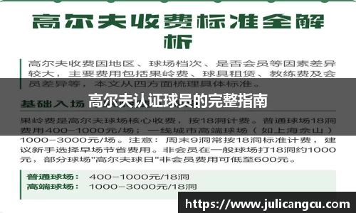 高尔夫认证球员的完整指南